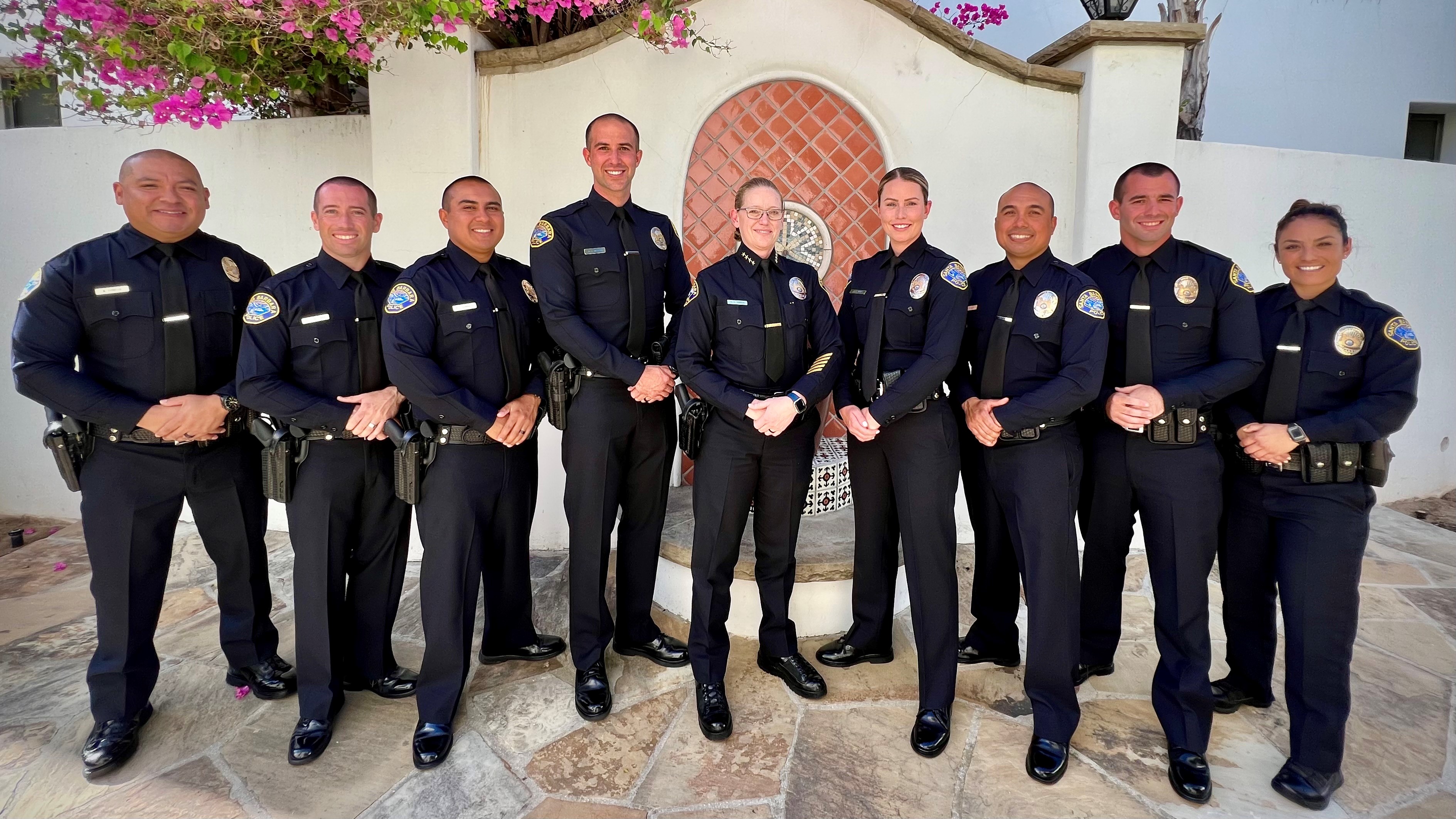 Santa Barbara Police Department Swears In Eight New Officers City Of Santa Barbara 6095